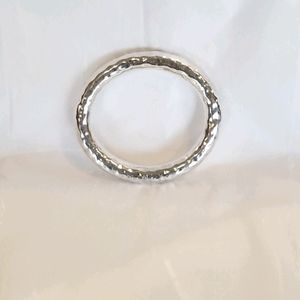 Silpada Hammered Sterling Oval Bangle Bracelet
